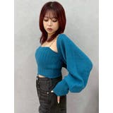 ビジューアンサンブルニットトップス | EVRIS | 詳細画像38 