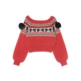 オリジナルグラフィックオフショルニットトップス | EVRIS | 詳細画像45 