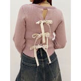 バックリボンニットトップス | EVRIS | 詳細画像15 