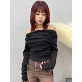 サイドドロストオフショルニットトップス | EVRIS | 詳細画像10 