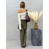 サイドドロストオフショルニットトップス | EVRIS | 詳細画像23 