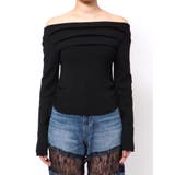 サイドドロストオフショルニットトップス | EVRIS | 詳細画像25 