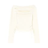 サイドドロストオフショルニットトップス | EVRIS | 詳細画像35 