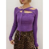 カットアウトニットトップス | EVRIS | 詳細画像1 