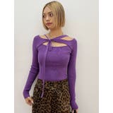 カットアウトニットトップス | EVRIS | 詳細画像18 