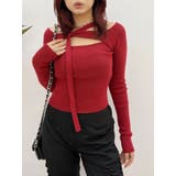 カットアウトニットトップス | EVRIS | 詳細画像9 