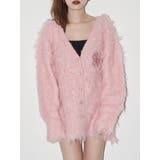 ビジューシャギーニットカーディガン | EVRIS | 詳細画像1 