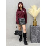 ワンポイントハーフジップショートニットトップス | EVRIS | 詳細画像12 