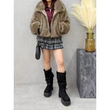 ワンポイントハーフジップショートニットトップス | EVRIS | 詳細画像14 