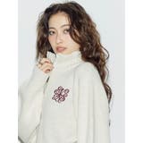 ワンポイントハーフジップショートニットトップス | EVRIS | 詳細画像31 