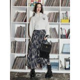 ワンポイントハーフジップショートニットトップス | EVRIS | 詳細画像48 