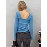 【WEB限定】バックオープンリブトップス | EVRIS | 詳細画像33