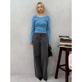 【WEB限定】バックオープンリブトップス | EVRIS | 詳細画像36