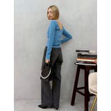 【WEB限定】バックオープンリブトップス | EVRIS | 詳細画像37