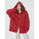 【裏起毛】era bloom グラフィックジップパーカー | EVRIS | 詳細画像10 