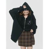 【裏起毛】era bloom グラフィックジップパーカー | EVRIS | 詳細画像16 