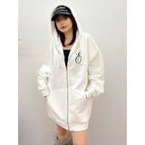 【裏起毛】era bloom グラフィックジップパーカー | EVRIS | 詳細画像49 