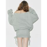 ジップアップオフショルトップス【セットアップ着用可能】 | EVRIS | 詳細画像12 