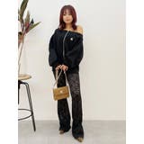 ジップアップオフショルトップス【セットアップ着用可能】 | EVRIS | 詳細画像20 