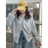 ジップアップオフショルトップス【セットアップ着用可能】 | EVRIS | 詳細画像3 