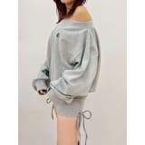 ジップアップオフショルトップス【セットアップ着用可能】 | EVRIS | 詳細画像34 