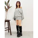 ジップアップオフショルトップス【セットアップ着用可能】 | EVRIS | 詳細画像37 