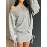 ジップアップオフショルトップス【セットアップ着用可能】 | EVRIS | 詳細画像7 