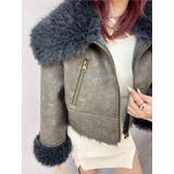 BIGカラーフェイクファーショートブルゾン | EVRIS | 詳細画像13 