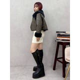 BIGカラーフェイクファーショートブルゾン | EVRIS | 詳細画像19 