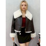 BIGカラーフェイクファーショートブルゾン | EVRIS | 詳細画像2 