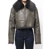 BIGカラーフェイクファーショートブルゾン | EVRIS | 詳細画像21 