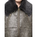 BIGカラーフェイクファーショートブルゾン | EVRIS | 詳細画像24 