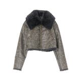 BIGカラーフェイクファーショートブルゾン | EVRIS | 詳細画像36 