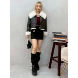 BIGカラーフェイクファーショートブルゾン | EVRIS | 詳細画像7 