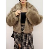 フェイクファーショートブルゾン | EVRIS | 詳細画像1 