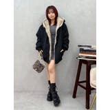 リバーシブルオーバーサイズフードブルゾン | EVRIS | 詳細画像30