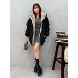 リバーシブルオーバーサイズフードブルゾン | EVRIS | 詳細画像32