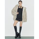 リバーシブルオーバーサイズフードブルゾン | EVRIS | 詳細画像8 