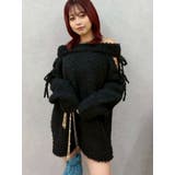 リボンオフショルニットワンピース | EVRIS | 詳細画像17