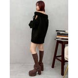 リボンオフショルニットワンピース | EVRIS | 詳細画像22