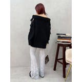 リボンオフショルニットワンピース | EVRIS | 詳細画像31