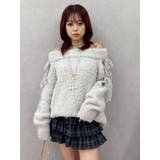 リボンオフショルニットワンピース | EVRIS | 詳細画像34