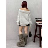 リボンオフショルニットワンピース | EVRIS | 詳細画像37