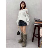 リボンオフショルニットワンピース | EVRIS | 詳細画像40