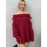 リボンオフショルニットワンピース | EVRIS | 詳細画像9