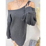 ワンショルダーニットワンピース | EVRIS | 詳細画像10 