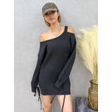 ワンショルダーニットワンピース | EVRIS | 詳細画像13 