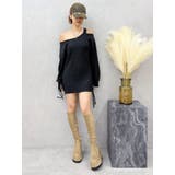 ワンショルダーニットワンピース | EVRIS | 詳細画像16 