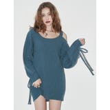 ワンショルダーニットワンピース | EVRIS | 詳細画像3 