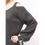 ワンショルダーニットワンピース | EVRIS | 詳細画像31 